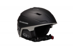 BLIZZARD BLIZZARD DOUBLE ski helmet, black matt/gun metal/silver squares