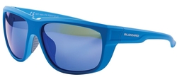 sluneční brýle BLIZZARD sun glasses PCS707130, rubber bright blue, 65-18-140