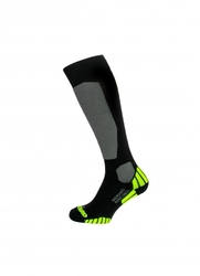 lyžařské ponožky BLIZZARD BLIZZARD Merino Racing ski socks, black/yellow