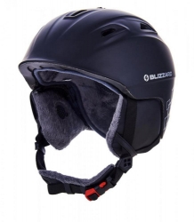 BLIZZARD BLIZZARD Demon ski helmet, black matt/silver squares 20