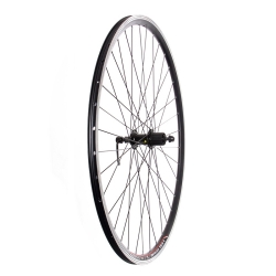 Výplet 622/28" zadní, ráfek dvoustěnný černý, náboj Shimano kazeta 8/9 sp RU