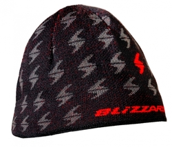 čepice BLIZZARD Magnum cap, black/red, AKCE