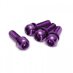 Šrouby uchycení brzdy Reverse M6 x 18 mm, 4 ks Purple