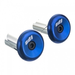 Koncovky řidítek ODI Aluminium End Plugs - Blue