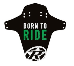 Blatník přední Reverse MudGuard Born to ride Black / Neon Green