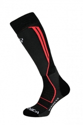 lyžařské ponožky TECNICA Merino 50 ski socks, black/neon pink