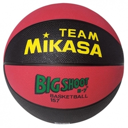 Míč basketbalový MIKASA 157 BigShoot 7 červeno/černý
