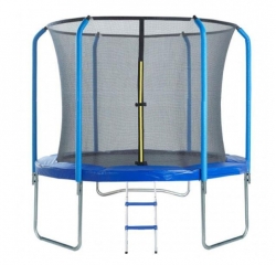 Trampolína SEDCO LUX SET 244 cm + síť a žebřík v ceně MODRA