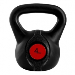 ČINKA KETTLEBELL PLAST LiveUp 4 kg černá