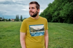 Pánské bavlněné triko Tee Lake M mustard ***ZDARMA DOPRAVA***