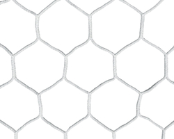 Síť kopaná SEDCO PES HEXAGON 3x2 m - SET NA DVĚ BRANKY