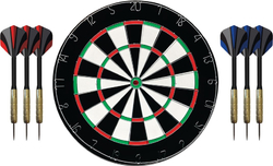 Šipky s terčem XQ-MAX flocked Dartboard - SET