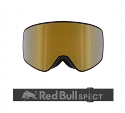 RED BULL SPECT RED BULL SPECT RUSH-009, black, gold snow - orange with gold mirror, CAT3