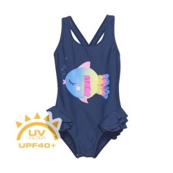 COLOR KIDS COLOR KIDS Swimsuit W. Application, dark denim, 2023