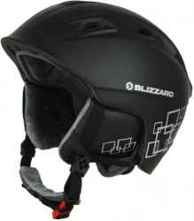 BLIZZARD BLIZZARD Demon ski helmet, black matt/silver squares