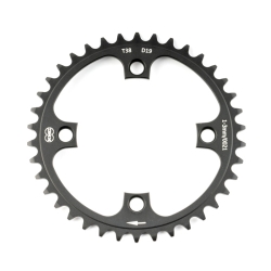 Převodník 38z KMC, rozteč 104 mm, síla 3 mm(e-bike),  KMC, Al, černý