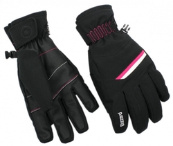 lyžařské rukavice BLIZZARD Viva Plose, black/white/pink