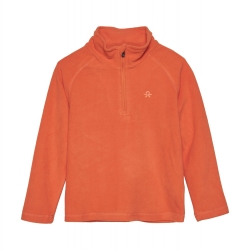 COLOR KIDS COLOR KIDS Fleece Pulli - Solid, orange, 2023