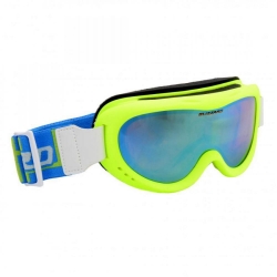 lyžařské brýle BLIZZARD Ski Gog. 907 MDAZO, neon green matt, smoke2, blue mirror, AKCE