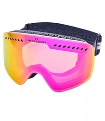 lyžařské brýle BLIZZARD Ski Gog. 983 MDAVZOW, white shiny, smoke2, pink REVO, AKCE