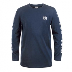 Tričko TSG Logo sleeve dlouhý rukáv Midnight blue, S