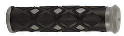 Gripy velo černo-šedé 130 mm