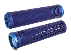Gripy MTB ODI CF, v2.1 Lock-On, MTB, Closed End, Saphire / Blue