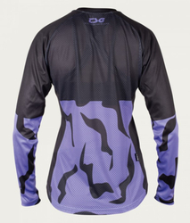 Dres dámský TSG Seen jersey dlouhý rukáv Black-violet flakes, S