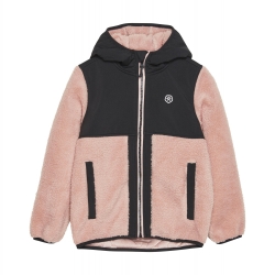 COLOR KIDS COLOR KIDS Teddy Fleece Jacket - W. Hood, misty rose, 2023