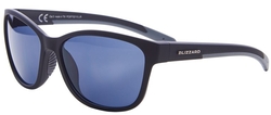sluneční brýle BLIZZARD sun glasses PCSF702110, rubber black, 65-16-135