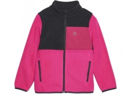 COLOR KIDS COLOR KIDS Fleece Jacket - Colorblock, fuchsia purple, 2023