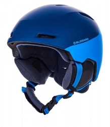 helma BLIZZARD Viper ski helmet junior, dark blue matt/bright blue matt
