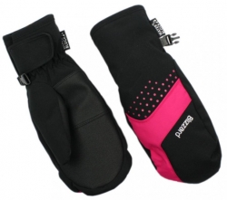 lyžařské rukavice BLIZZARD Mitten junior ski gloves, black/pink