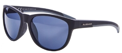 sluneční brýle BLIZZARD sun glasses PCSF701110, rubber black, 64-16-133
