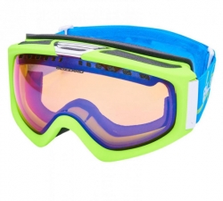 lyžařské brýle BLIZZARD Ski Gog. 933 MDAVZS, neon green matt, amber2, blue mirror, AKCE
