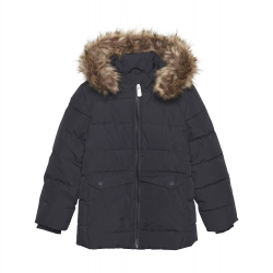 COLOR KIDS COLOR KIDS Jacket W. Fake Fur - Long, phantom, 2023