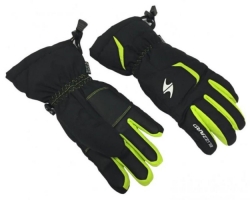 BLIZZARD BLIZZARD Reflex junior ski gloves, black/green