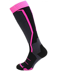 lyžařské ponožky BLIZZARD Viva Allround ski socks, black/anthracite/magenta