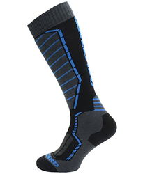 lyžařské ponožky BLIZZARD Profi ski socks, black/anthracite/blue, AKCE