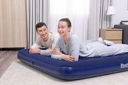 Air Bed Klasik Queen dvoulůžko modrá 203 x 152 x 22 cm 67003