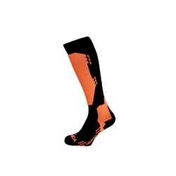 TECNICA TECNICA Touring ski socks, black/orange