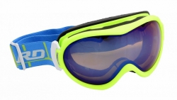 lyžařské brýle BLIZZARD Ski Gog. 919 MDAVZS, neon green matt, amber2, blue miror, AKCE