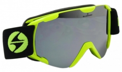 lyžařské brýle BLIZZARD Ski Gog. 952 DAO, neon yellow, amber2, silver mirror