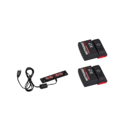 HOTRONIC HOTRONIC Spare part SET 1 pair Battery XLP 1P Power + 1 pc recharger, 23/24