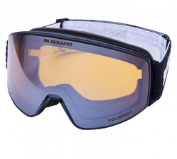 lyžařské brýle BLIZZARD Ski Gog. 931 MDAZPO, black matt, amber2, silver mirror, AKCE