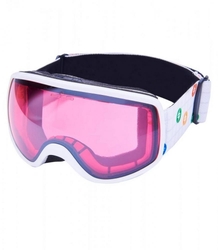 lyžařské brýle BLIZZARD Ski Gog. 963 DAO, white shiny, rosa1, silver mirror