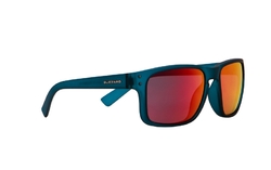 sluneční brýle BLIZZARD sun glasses PCSC606001, rubber trans. dark blue, 65-17-135