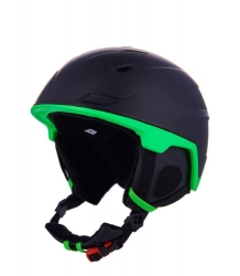 BLIZZARD BLIZZARD Double ski helmet, black matt/neon green, big logo