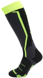 BLIZZARD BLIZZARD Allround ski socks junior, black/anthracite/signal yellow