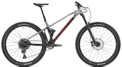 MONDRAKER Foxy, black/nimbus grey/flame red, 2023